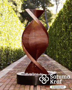 air mancur tembaga kuningan