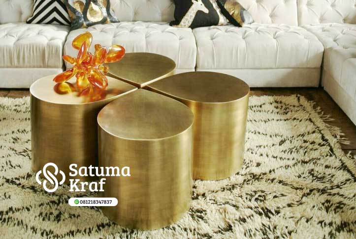 kerajinan meja tembaga