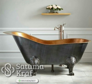 bathtub tembaga kuningan mewah