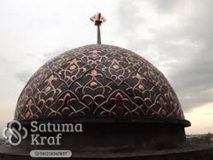 kubah masjid tembaga bagus