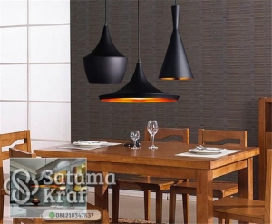 lampu gantung modern dari tembaga