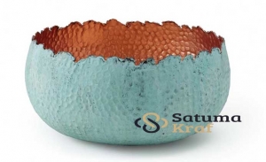 kerajinan mangkok tembaga asli indonesia