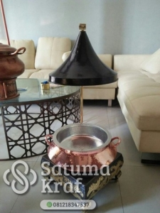pemanas sayur dari bahan tembaga yang mewah