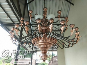 lampu masjid tembaga