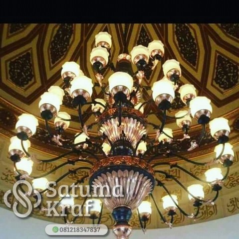 robyong tembaga masjid mewah