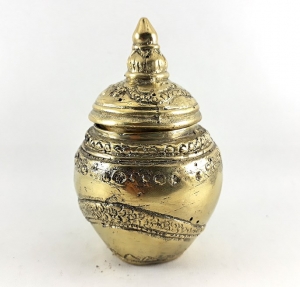 kerajinan guci tembaga dan kuningan