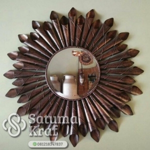 cermin mirror dari bahan tembaga