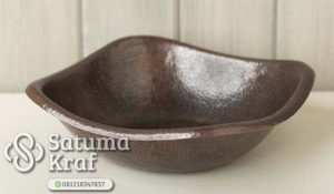 mangkok piring dari bahan tembaga