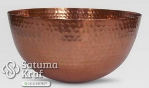 pengrajin mangkok kuningan bagus dan mewah