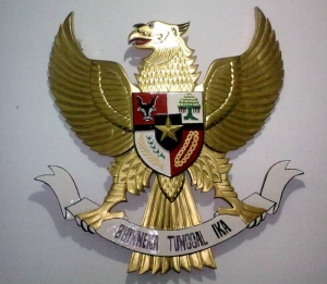 Harga lambang garuda kuningan