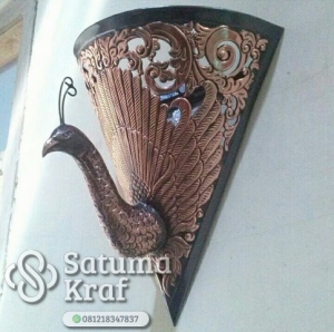 lampu dinding 3D tembaga