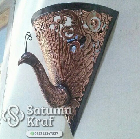 lampu dinding 3D tembaga
