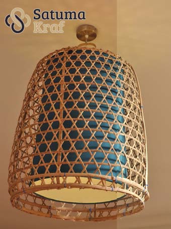 Lampu Kuningan Anyaman