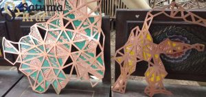 Pengerjaan Tembaga pahat dan laser 1