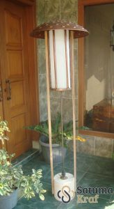 Lampu untuk taman tembaga