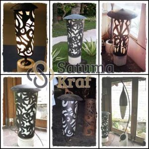 macam macam lampu taman tembaga