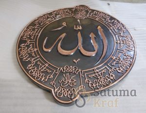 Kaligrafi Bahan Tembaga Full Manual