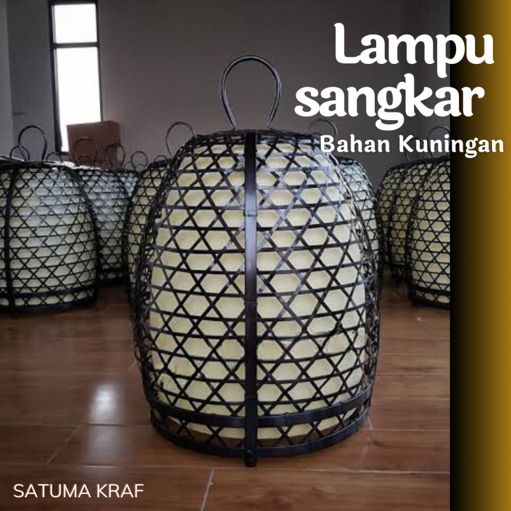 Lampu Sangkar Ayam Bahan Kuningan