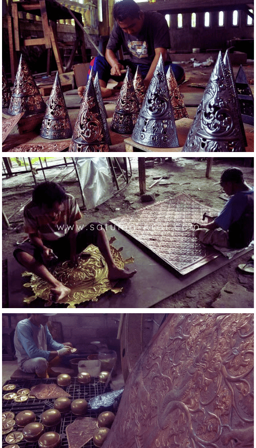 Pengrajin tembaga tumang cepogo di boyolali