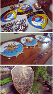 logo tembaga dari pengrajin boyolali