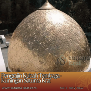 pengrajin kubah kuningan