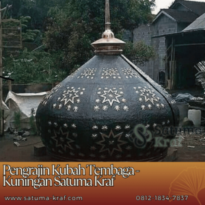 pengrajin kubah tembaga asli tumang boyolali