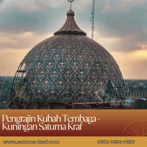 pengrajin kubah tembaga tumang