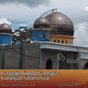 pengrajin kubah tembaga tumang boyolali