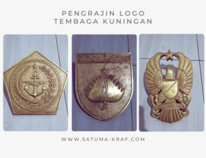 pengrajin logo tembaga kuningan