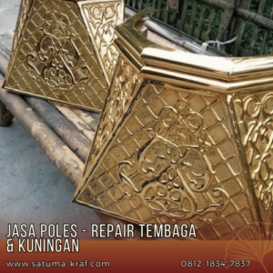 jasa poles pewarnaan interior kuningan