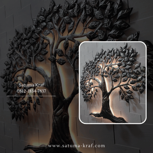 hiasan dinding tembaga kuningan