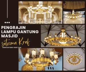 Pengrajin lampu gantung masjid