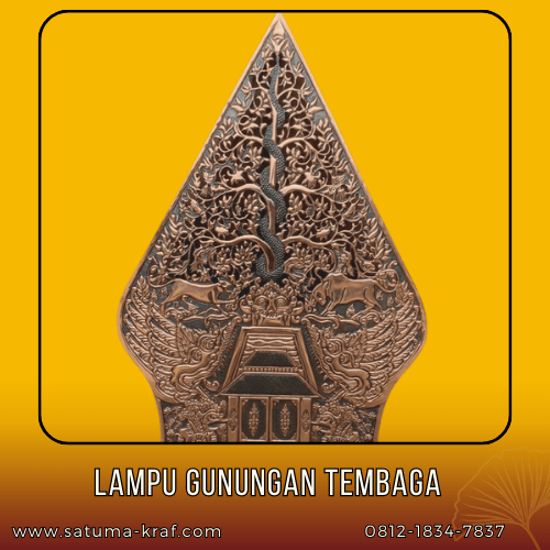 dekorasi gunungan tembaga