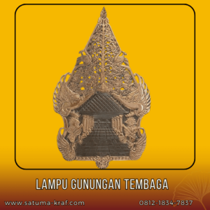 lampu dekorasi gunungan tembaga