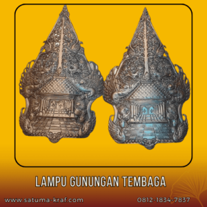 lampu dinding gunungan tembaga