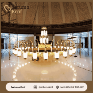lampu gantung nabawi kuningan