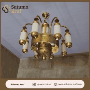 lampu masjid nabawi kecil kuningan