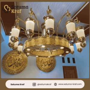 pengrajin lampu nabawi kuningan boyolali