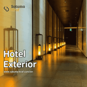 Hotel ekterior dari kerajinan tembaga boyolali