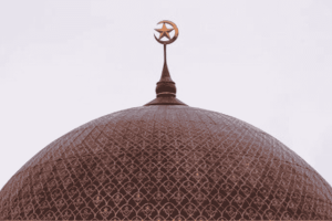 kubah masjid dari tembaga