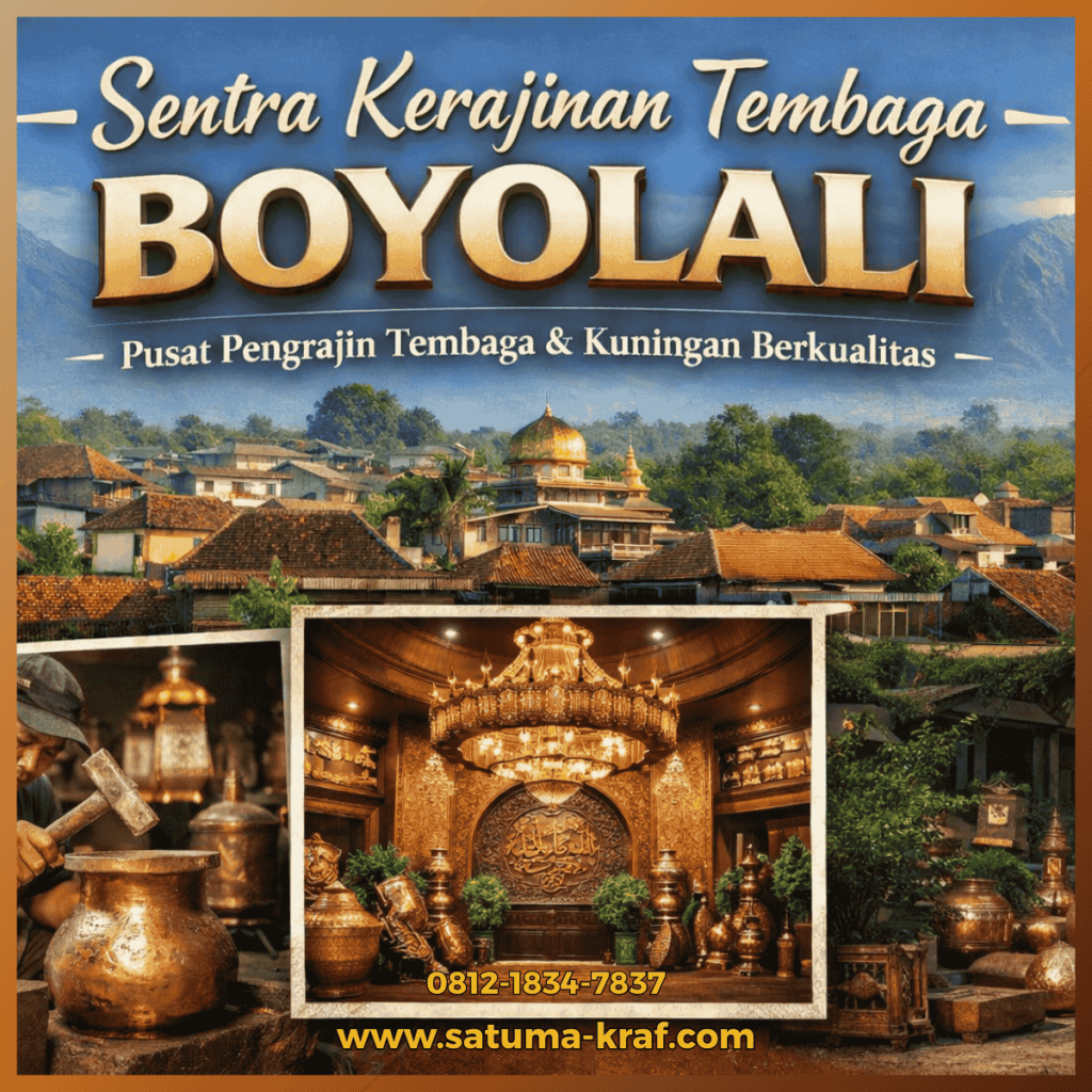sentra kerajinan tembaga boyolali satuma kraf