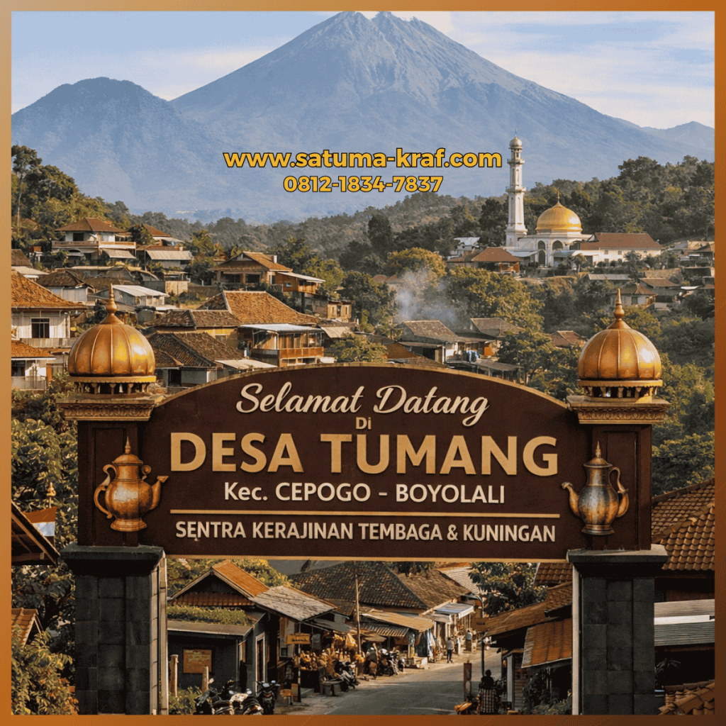 sentra kerajinan tembaga kuningan tumang