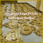 Pengrajin Logo Polri Kuningan Timbul Jakarta