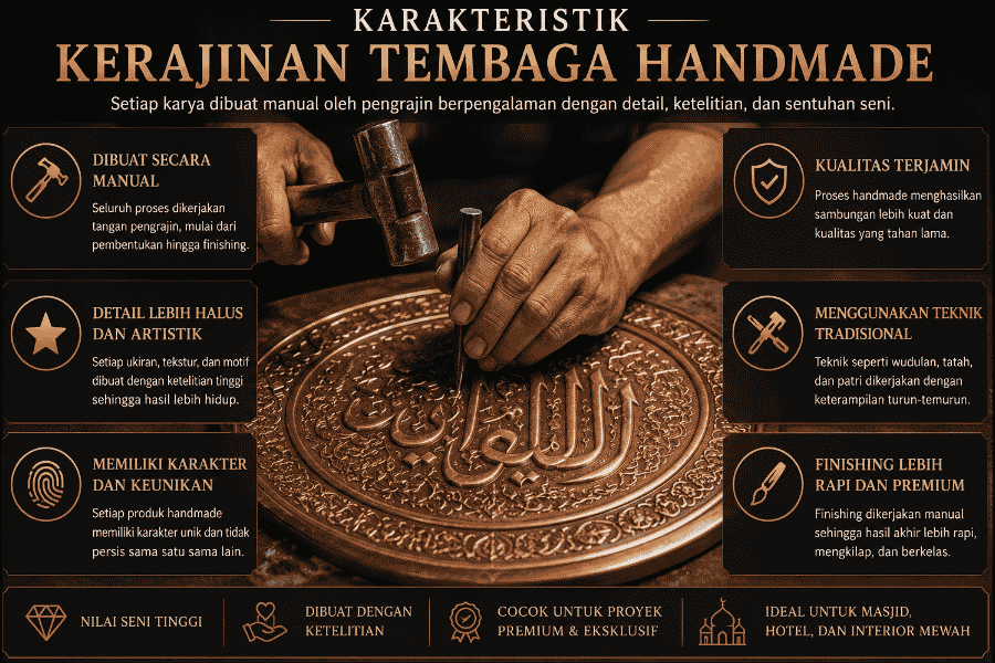 Kerajinan tembaga handmade custom Kerajinan tembaga handmade custom