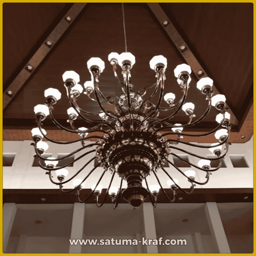Lampu gantung klasik Tembaga