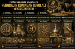 Pengrajin Kuningan Boyolali Satuma Kraf