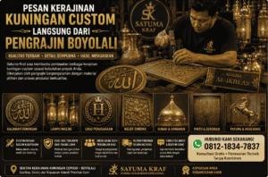Pengrajin Kuningan Boyolali Terbaik Satuma Kraf