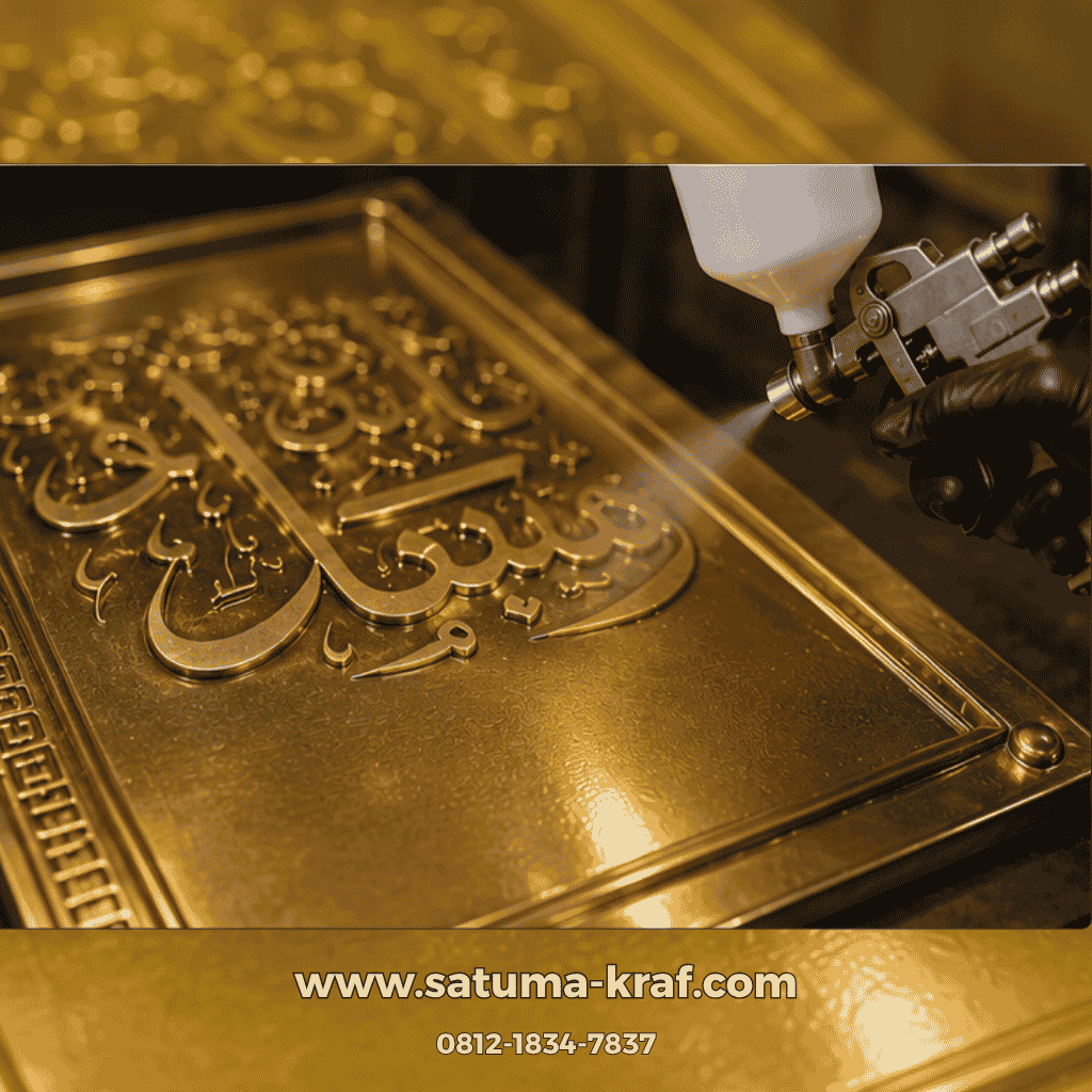 coating atau pernis kuningan