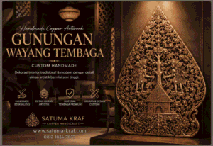 gunungan wayang tembaga custom