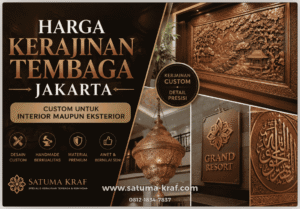 harga kerajinan termbaga jakarta custom